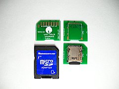 Raspberry Pi用 microSDカードアダプタ