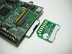 Raspberry Pi用 microSDカードアダプタ・ニューバージョン