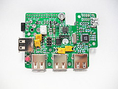 Raspberry Pi用 USB HUB基板に RTCを搭載