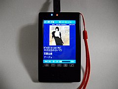 自作・タッチパネル液晶 MP3プレーヤー ID3タグの画像表示をしてみた