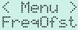 < Menu > FreqOfst